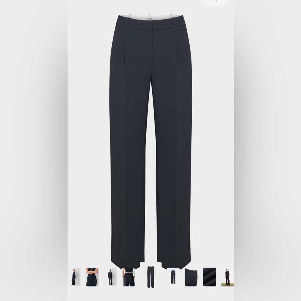 Aritzia Effortless Pants -Dark Night Navy - Size 0 short